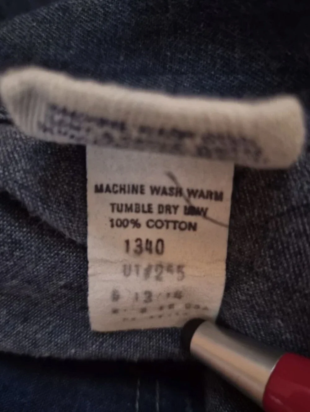 Vintage Gotcha Covered Cottagecore Denim Maxi Dress Pockets Made in the USA